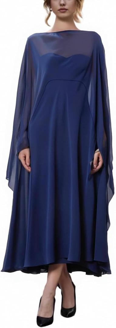 Amiblvowa Women Sheer Floral Lace Ponchos Y2K Mesh Bridal Cape Shawl Wraps Asymmetrical Flowy Evening Party Cover Up Capelet, One Size 