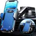 VANMASS [2024 Upgrade Phone Holders for Your Car [Super Suction Cup] Cell Phone Mount Car Dashboard Window Vent Desk Fit for iPhone 15 Pro Max 14 13 Universal Handsfree Automobile Vehicle CradleBlue