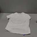 Women's Basic Summer Short Sleeve Crewneck T-Shirts Y2K Cute Going Out Tops Baby Tee (White, M)