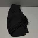 Chuanqi Womens Ruffles Boho Floral Printed Babydoll Loose Swing Casual Short Mini T-Shirt Dress (Large, Black)