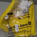 Small Basket for Organizing | Cube Shelf Closet Storage Baskets | 9.79.77.1 | Woven Rope Gift Basket | Nursery | Round 3 Packs Yellow