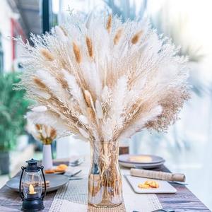 floradream  Natural Pampas Grass Decor Bouquet | Boho Dried Floral Arrangement Centerpiece Table Decor Wedding Decor Rustic Decor, Natural, white, beige (Fdm-b-01)