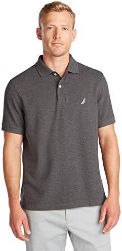 Nautica Men's Classic Short Sleeve Solid Performance Deck Polo Shirt Size XL