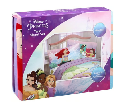 Disney Princess  Twin Sheet Set
