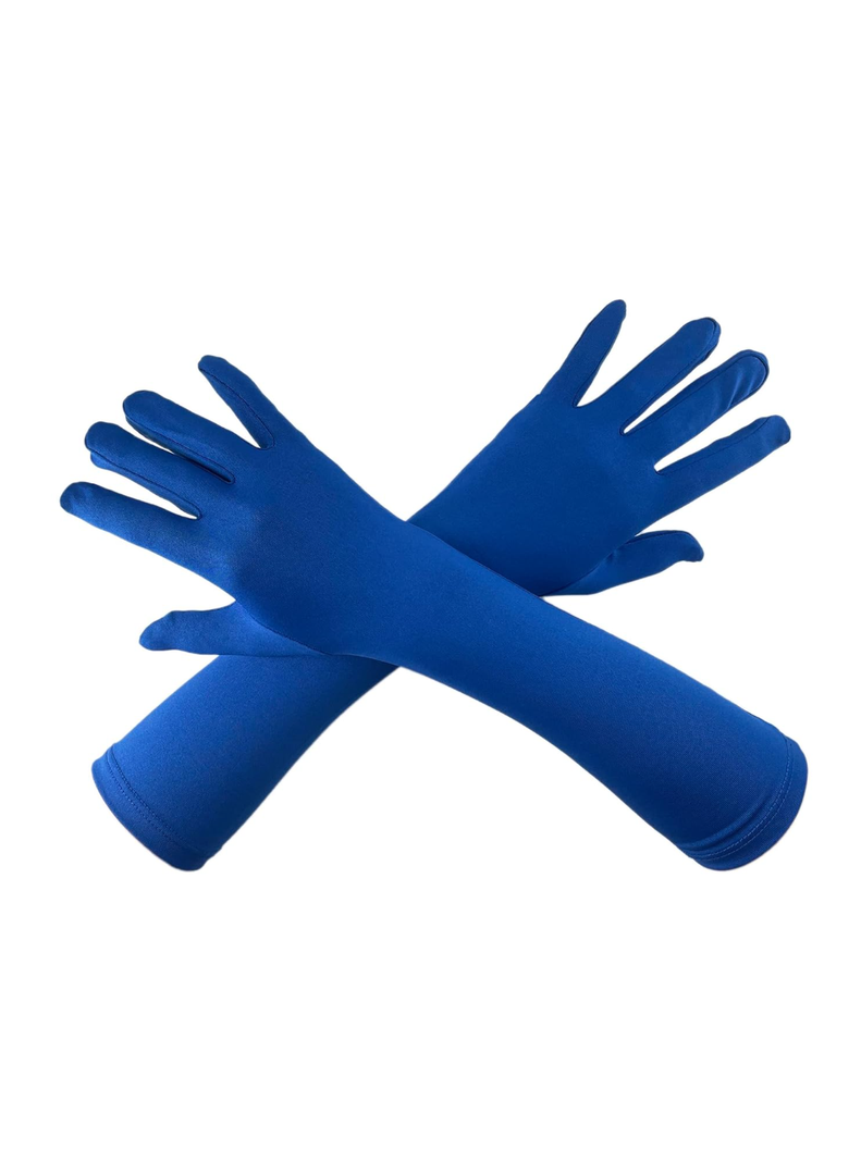 Women's and Men's Spandex Costume Gloves 15" Elbow Length Halloween Cosplay Party Gloves