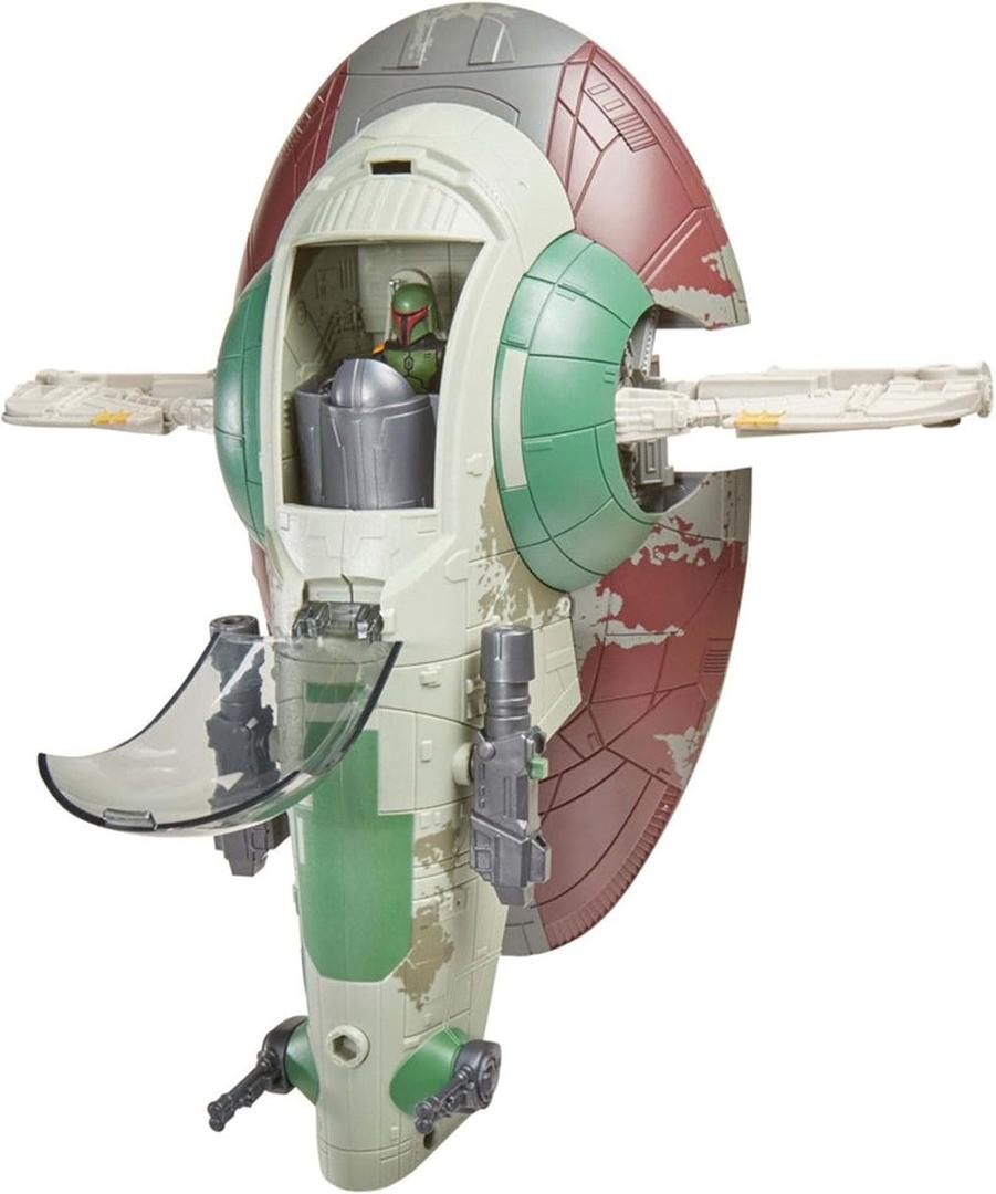 STAR WARS Mission Fleet Starship Skirmish, 2.5 Inch Boba Fett Action Figure and Starship Vehicle, Toys for 4 Year Old Boys and Girls and Up, One Size