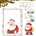 Christmas Gift Card BookSurprises On Every Page, DIY Spiral-Bound Merry Christmas College Survival Gift Card Book Holder, Greeting Cards Holder for Graduation Gifts