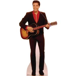 Cardboard People Elvis Presley with Guitar Cardboard Cutout, One Size