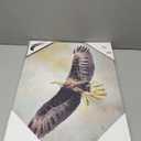 Canvas Wall Art Frame Bald Eagle Flying Wall Decor Pictures Wall Decorations Art Home Decor Wall Display for Living Room Bedroom Bathroom
 24"×18"