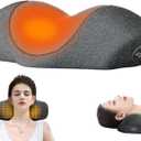 THOUSAND SUNNY Rechargeable Neck Massager Pillow with Heat and Vibration for Neck and Shoulder Pain Relief from Long Study Work