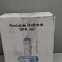 Eazy2hD Bath Jets for Tub, Portable Bath Spa with Dual Jets for Bathtub, Bubble Bath Massage at Home Spa, Bath Accessories for Women, Men Relaxing Daily Use