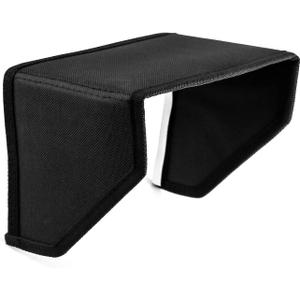 QWORK LCD Video Monitor Hood Sunshade, 7" All-Sides Coverage Sun Shade