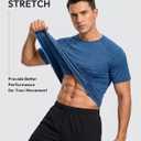 BALENNZ Workout Shirts for Men Short Sleeve Mens Athletic T-Shirts 5BS
