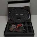 Red Light Therapy for Face 8 Modes, 630nm & 850nm Infrared LED Face Mask Light Therapy with 2600mAh Timer Remote for Home Use Anti-Aging & Skin Care, Valentines Day Gifts for Her, Him, Mom (Black)