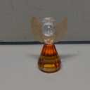 HDCRYSTALGIFTS 3.5inch Crystal Angel Figurines for Women, Champagne Guardian Angel Statue for Thanksgiving Christmas Home Decor Memorial Gifts