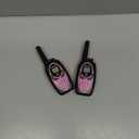 Retevis RT628 Walkie Talkies for Kids, Kids Toys for 6-12 Year Old Boy Girl, Long Range 2 Way Radio 22CH VOX,Toys Walkie Talkie for Birthday Gift, Outdoor Camping Family Trip(Black Pink 1 Pair)