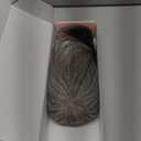 SEIKEA Hair Toppers for Women Real Human Hair, 10" Clip in Bangs Hand-tied Base 1.4 * 2.2inch Natural Realistic with Thinning Hair with Wispy Bangs Light Gray