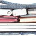 AOCINA Denim Purse Jean Tote Bag for Women Crossbody Shoulder Weekend Bags Denim Purses and Handbags for Women