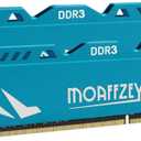16GB(2x8GB) DDR3 RAM 1600MHz PC3-12800 CL11 Desktop Computer Memory, 240-Pin 1.5V 2Rx8 Dual Rank Non-ECC Unbuffered PC Computer RAM Stick Upgrade - Blue