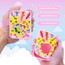 2 x Silicone Cover Case for Bitzee Disney Interactive Toy, Silicone Protective Cover for Bitzee Virtual Electronic Pets, Digital Pet Accessories for Bitzee with Lanyard, Pink (Case Only)