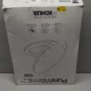 KOHLER 10349-0 PureWarmth Heated Elongated Toilet Seat, Soft Close Toilet Seat, Quiet-Close, Slow Close, Night Light, White