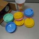 Maxcheck 24 Sets 16 oz Unicorn Cups Birthday Party Favors with Colorful Lids and Straws for Birthday Decorations Rainbow Plastic Cups Reusable Plastic Straws for Party