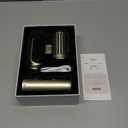 Cordless Hair Straightener Brush, 2 in 1 Curling & Straightening Brush with 200 Million Negative Ions, Mini Travel Hot Straightener Comb for Women, Fast Heating & Dual Voltage