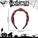 Halloween Headbands Pumpkin Hairband Knot Hair Hoop Adult Hair Accessories for Halloween Cosplay Thanksgiving Party Festival Supplies