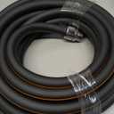 Giraffe Tools Garden Hose 25ft x 5/8", Custom Length, Heavy Duty, No Kink, Flexible, Rubber Garden Hose, Leakproof Water Hose with Male to Female Fittings, 600 Burst PSI