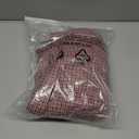 ebossy Women's Casual Oversized Blazer Suit Notch Lapel Button Plaid Work Office Jacket Wool Pea Coat (Red, Small)