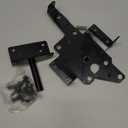 Self-Locking Gate Latch Heavy Duty Post Mount Automatic Gravity Lever Wood/PVC Fence Gate Lock with Fasteners Hardware,for Secure Pool |Yard | Garden, Steel,Black