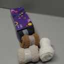 CHOWISH Womens Fuzzy Slipper Socks Super Soft Microfiber Fluffy Cozy Winter Warm Fuzzy Crew Socks (5 Pairs Solid Color-b)