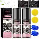 2PCS Polishing Cleaner, Car Interior Cleaner Spray, Total Vehicle Interior Detailer Spray Rejuvenation, 100ml Multi-Purpose Cleaner