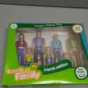 Beverly Hills Doll Collection Sweet Lil Family Friends Figures - New Addition Set of 9 Dollhouse People - Grandma, Grandpa, Mom, Dad, Sister, Brother, Toddler, Baby and Dog