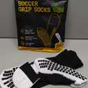 Lux Dual Grip Socks - Soccer Grip Socks for Men and Women. GripArray Performance & Comfort