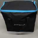 Juegoal 54 Pieces Giant Tumble Tower Blocks Game Giant Wood Stacking Game with 1 Dice Set, Gameboard, Canvas Bag for Adult, Kids, Family, Grey (Large)