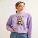 8 Sheets Funny Cat Iron on Transfer Patches Cat Day Iron on Decals Stickers Cute Blue Yellow Grey Animal Designs DIY Crafts Heat Transfer Vinyl Stickers Appliques for Clothing T Shirts Bag Decorations