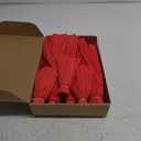 Giant Paper Flowers Artificial Paper Flower Decorations for Wedding Graduation Bridal Shower Birthday Handcrafted Wall Backdrop Table Centerpieces Party Supplies(Red,12 Pcs)