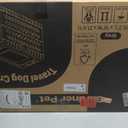 Collapsible Dog Crate for Medium/Small Dogs - 28" L Foldable Dog Cage No-Tool Assembly, Travel Dog Crate with 2 Wheels - Easy to Carry, Space-Saving, Indoor Outdoor Use, 27.96"(L) X18.3(W) X20.87(H)