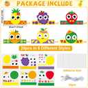 24 Sets Summer Fruits Headband Craft Kits DIY Fruit of The Spirit Paper Hat Crown with Strawberry Cutouts Back to School Art Stickers Craft for Kid Holiday Party Favor Supplies School Home Activity