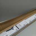 LazBlinds No Tools No Drill 1" Vinyl Mini Blinds, Cordless Blinds for Windows, Light Filtering Horizontal Window Blinds & Shades, 35" W x 64" H, White