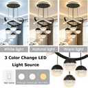Pendant Light Kitchen Island Modern LED Chandelier for Dining Room, 16"