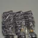 Peenoll 18 20 22 Inch Deep Wave Human Hair Bundles Sliver Grey Bundles Human Hair 12A Unprocessed Brazilian Virgin Quick Weave Hair Extensions for Black Women