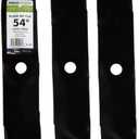 MaxPower 561816B 3-Blade Set for 54" Cut John Deere, Replaces OEM no. M143520, UC22010
