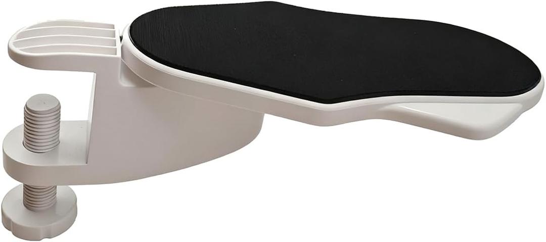 AFOQUIZE Ergonomic Computer Wrist Rest with Arm Support, 180° Rotatable Desk Extender for Keyboard