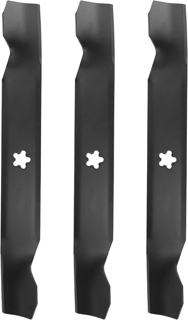 Mower Blades 50 inch for Husqvarna for Craftsman for Poulan for AYP 532137380, 137380 156468, for Craftsman 50 inch mower blades 137380 Husqvarna: GT 200, GTH 220, GTH 2250, GTH 2350, 3Pack