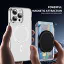 2 x MagSafe Wallet with Adjustable 360 Ring Stand  Magnetic Wallet for iPhone, Strong Magnetic Wallet with 2-Card Holder Compatible with iPhone 17/16/15/14/13/12 Series, Black