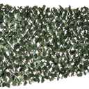 Naturae Decor Expandable Willow Trellis - Outdoor Privacy Screen - Sturdy and Flexible - Realistic Look - 36 in x 72 in - Ivy Leaves