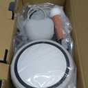 Umatoll Colorful Lighting Baby Balance Bike Toys for 1 Year Old Boys Gifts, Adjustable Seat Baby Walker, One Year Old Boy Birthday Gifts, 12-24 Months Toddler First Ride on Toys (Black)