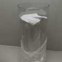 Extra Large Acrylic Cylinder Clear Vase for Floor, Tall Big Wide Mouth Plastic Unbreakable Hurricane Flower Vases of 3 for Home Decor (D 8" X H 19.7", D 6", D 4.8" + 2 Holder)